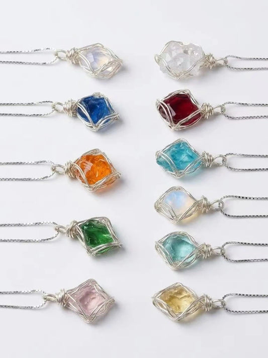 Handmade Natural Stone Pendant
